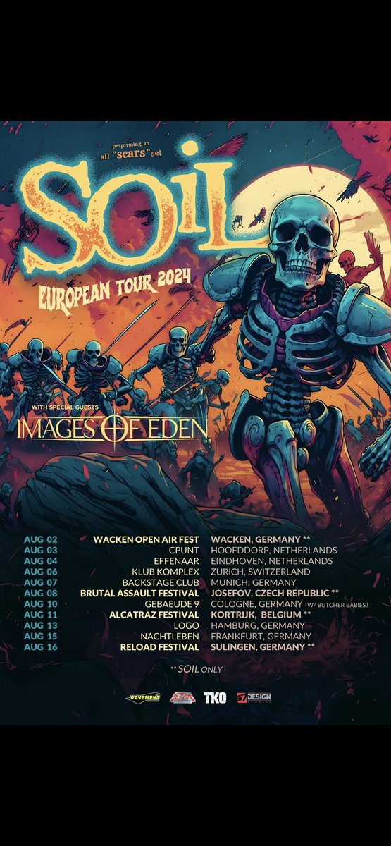 EUROPE IN AUGUST! #numetal
