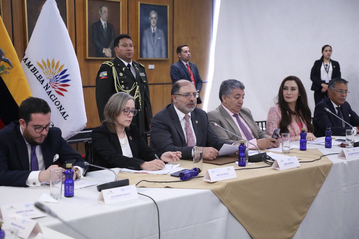 Comisiones legislativas y bancadas de la @AsambleaEcuador reciben al Equipo País de @ONUecuador para analizar las prioridades de la agenda legislativa, y las oportunidades de cooperación con las agencias del Sistema de las Naciones Unidas.