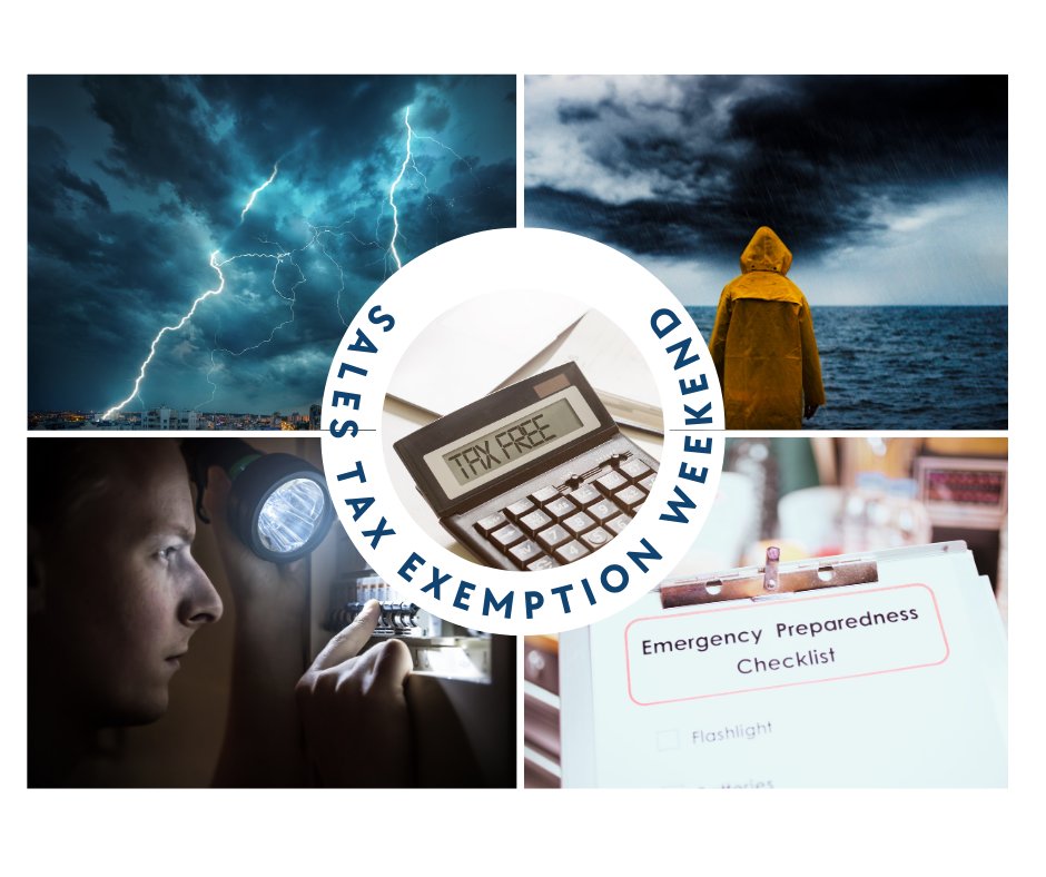 📆This Weekend, April 27 – 29, 2024, in Texas
Stock up on emergency prep supplies TAX-FREE! 🛒
🔌Portable #propane Generators less than $3,000
🧯Fire extinguishers
💨Smoke detectors and carbon monoxide detectors
And More!
Learn more comptroller.texas.gov/taxes/publicat… #txwx