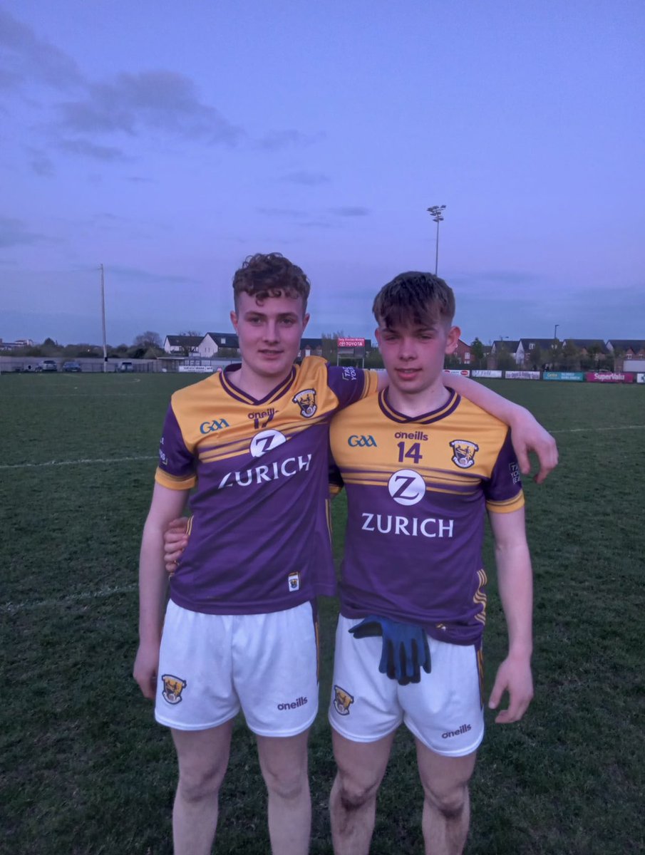 Congratulations to our county minor footballers on their great win over Meath in the Leinster preliminary quarter-final. Well done to our lads Darren Rossiter and Mitch Cullen 👏🏻