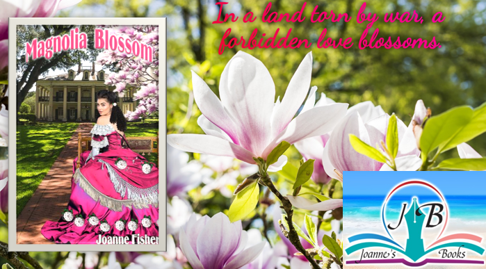 Magnolia Blossom
Available in E-book & Paperback
amzn.to/32PE82A
#forbiddenlove #scandalouslove #truelove #bookbuzz #readingcommunity #historicalfiction #amreading #lovestory #romance #JoannesBooks