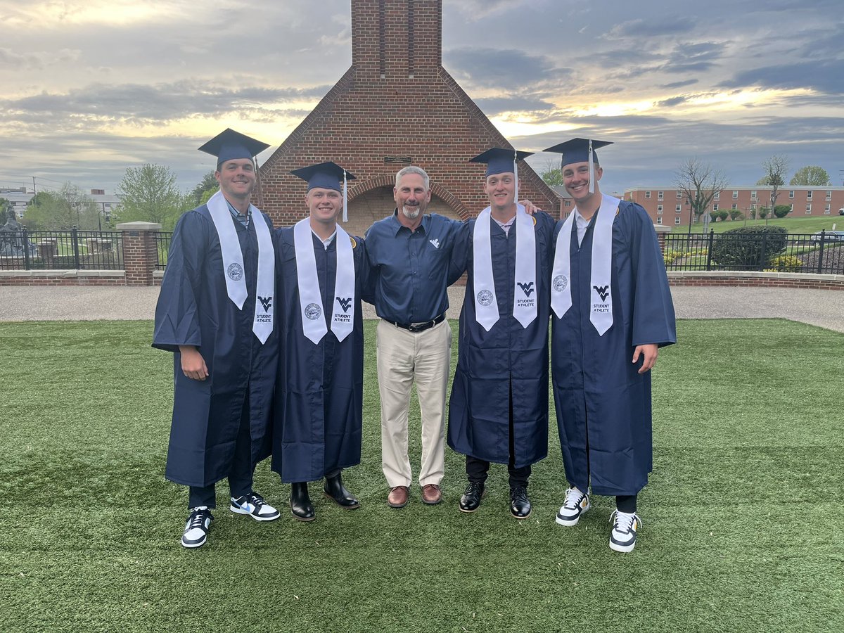 How about these Mountaineers last night! Not just great baseball players, college graduates! Way to go DC, Ham, Coop, and Chum, you should all be proud of yourselves.