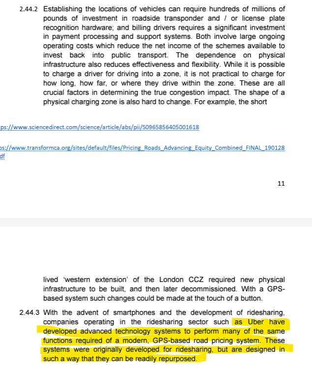 Wow. Uber tells the UK Parliament Transport Committee that they are ready to roll out road pricing systems for London or elsewhere when called upon.