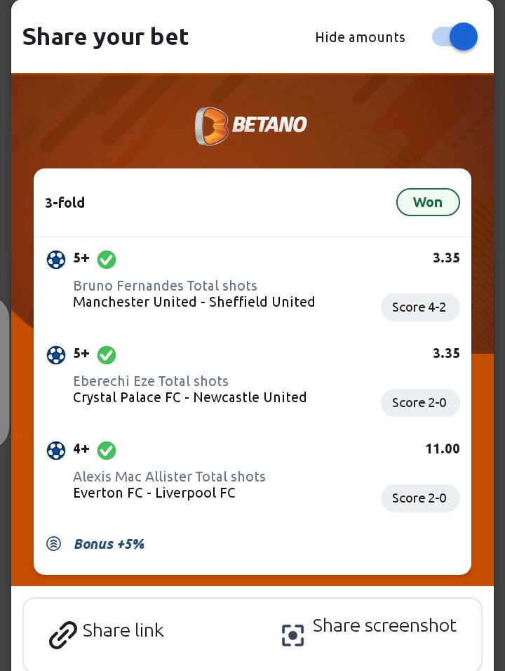 11 odds ✅
123 odds ✅
What a night 🔥