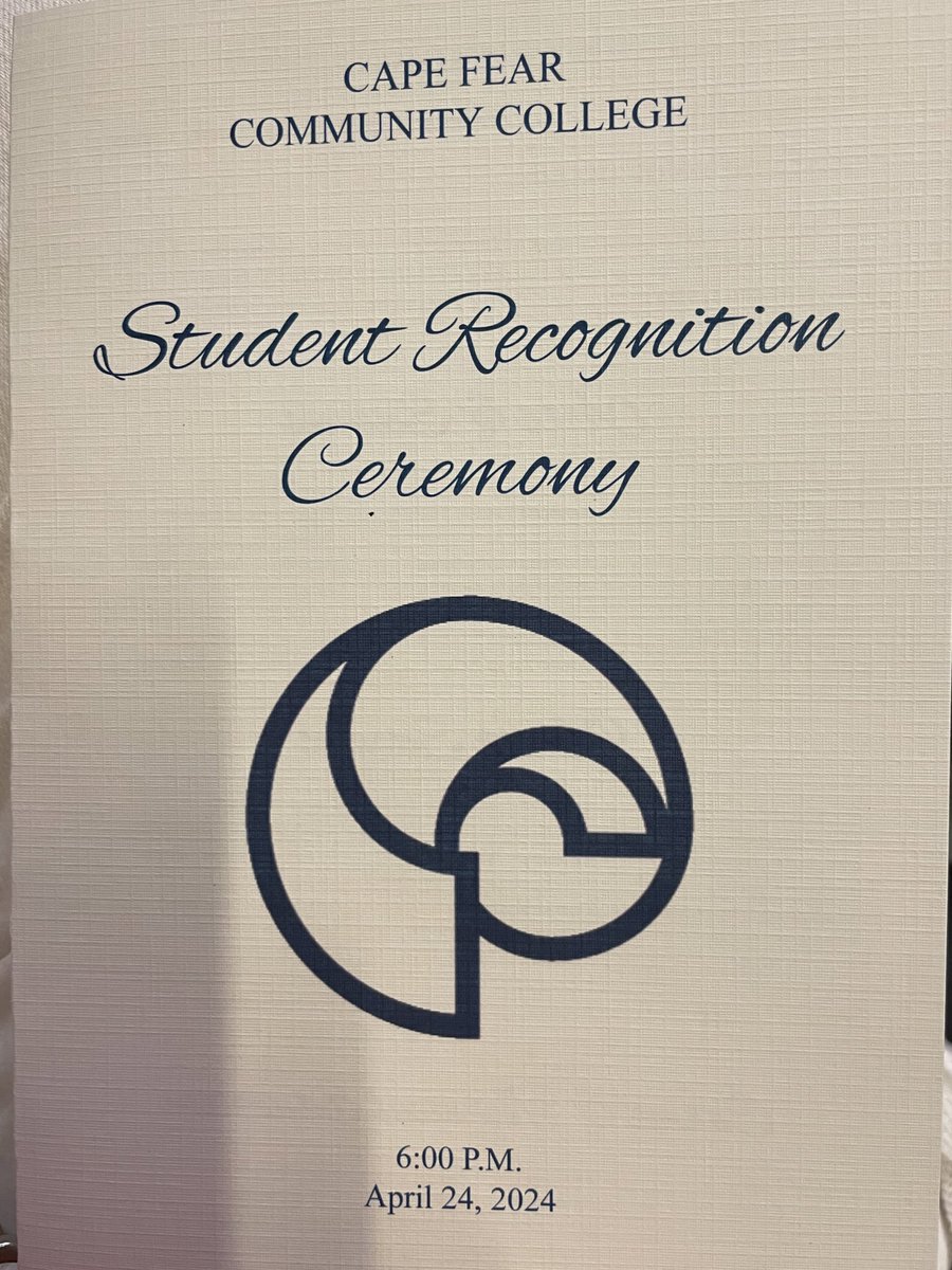 Congrats to <a href="/ncseatech/">SEA-TECH</a> ‘s very own, Jade Peyton. So proud of her hard work! <a href="/cfcc/">CFCC</a> Student Recognition Ceremony