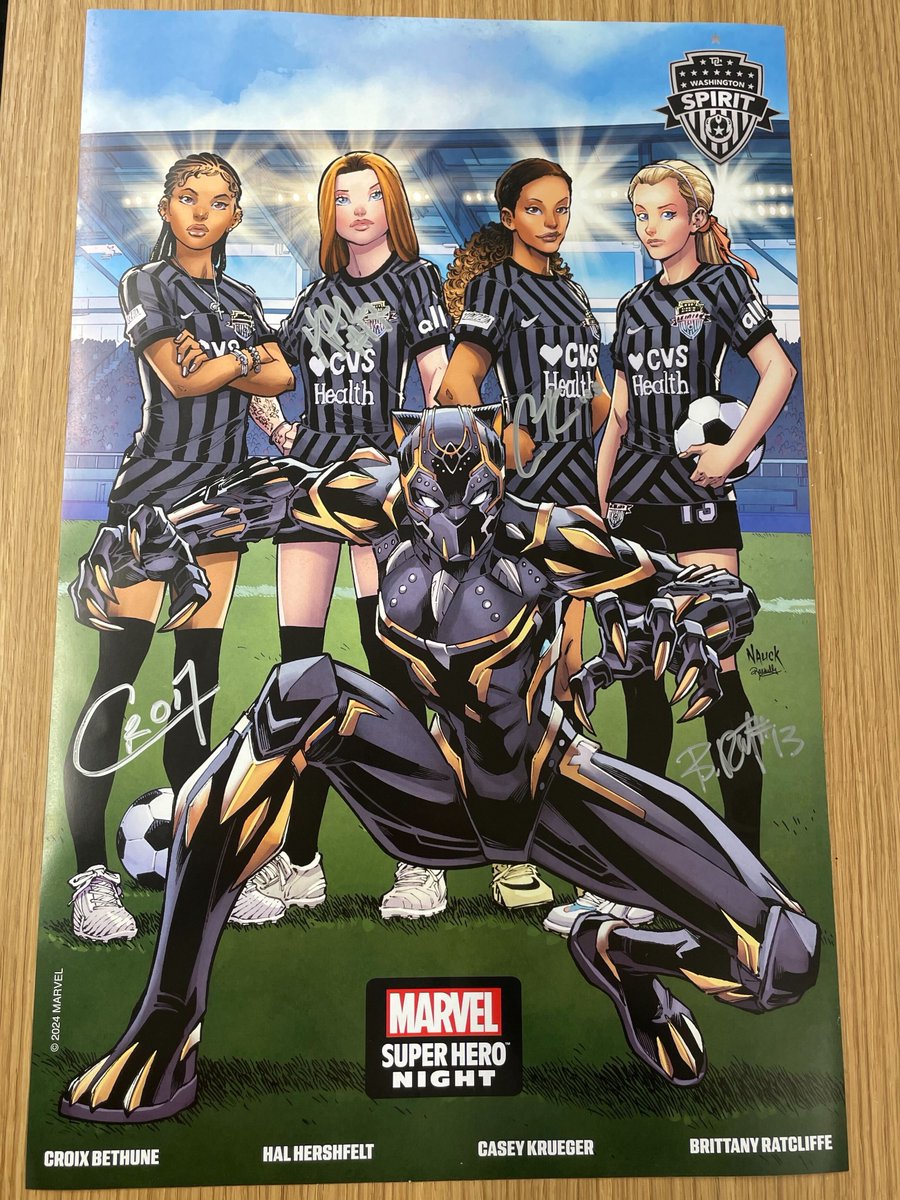 Washington Spirit (@washspirit) on Twitter photo Repost for a chance to win this autographed <a href="/Marvel/">Marvel Entertainment</a> Super Hero™ Night Poster featuring your Spirits!
Marvel Super Hero™ Night 🦸♀️
Friday, April 26th
7:30 PM ET
Audi Field
Rules: bit.ly/3Uh2c7y Repost for a chance to win this autographed <a href="/Marvel/">Marvel Entertainment</a> Super Hero™ Night Poster featuring your Spirits!
Marvel Super Hero™ Night 🦸♀️
Friday, April 26th
7:30 PM ET
Audi Field
Rules: bit.ly/3Uh2c7y
