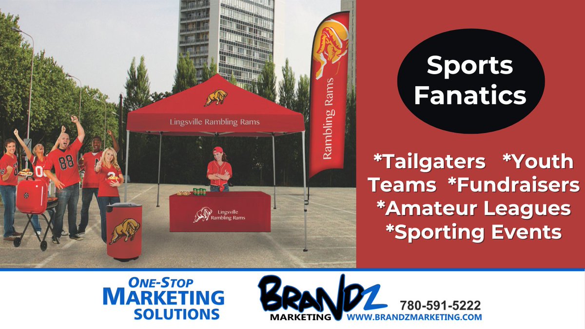 We have everything you need for your next event - tents, table cloths, flags and more! Contact us for a quote!

#events #tents #flags #tablecloths #promotionalproductswork #marketing #promoproducts #brandedproducts #sprucegrove #parklandcounty #brandzmarketing