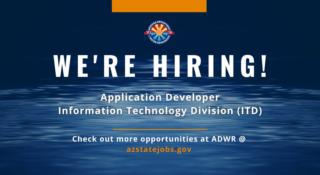 Our Information Technology Division has an opening for an Application Developer! If you or someone you know is interested, #ApplyNow @ ow.ly/9ja950RnzNR