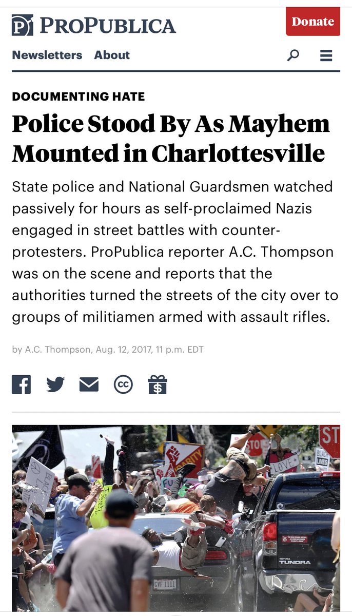 carolinekwan's tweet photo. Seeing the mass arrests of peacefully protesting students and remembering how law enforcement acts when it concerns violent white supremacists (who openly planned “Unite the Right”for months and called for the explicit use of violence) https://t.co/VzPb1DWSHx