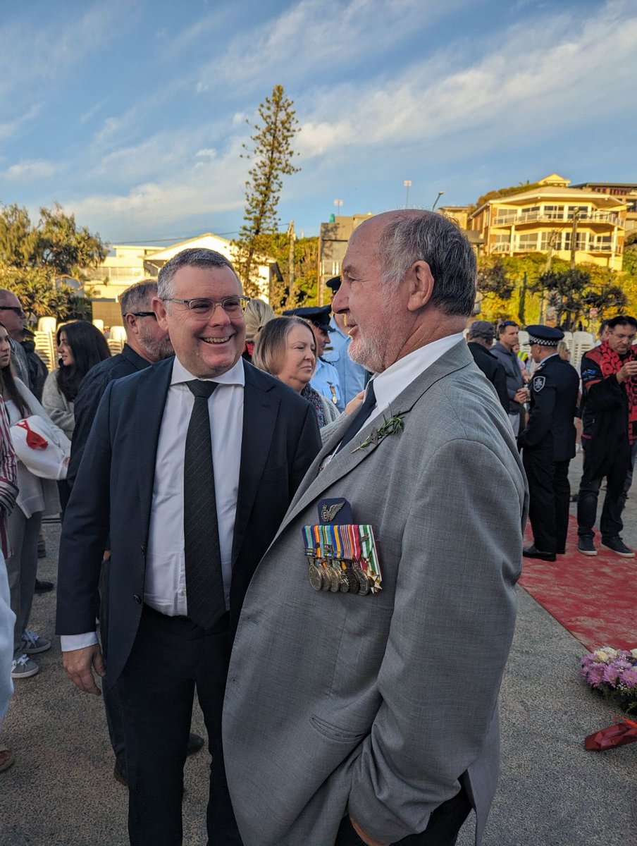 The dawn service at Currumbin is always a moving event and today was no different. A chance to honour the sacrifice of all who’ve served our nation, including the legendary Normie Rowe.