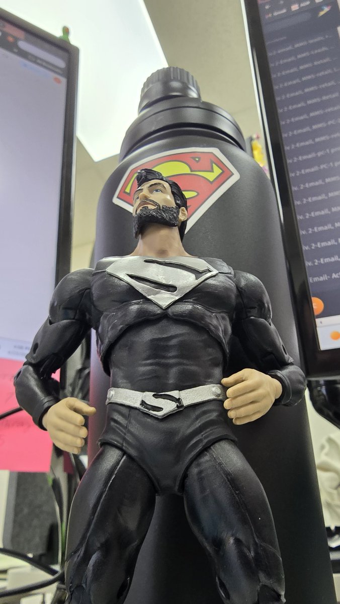 The #actionfigures of the day! It's Superman from Lois and Clark!