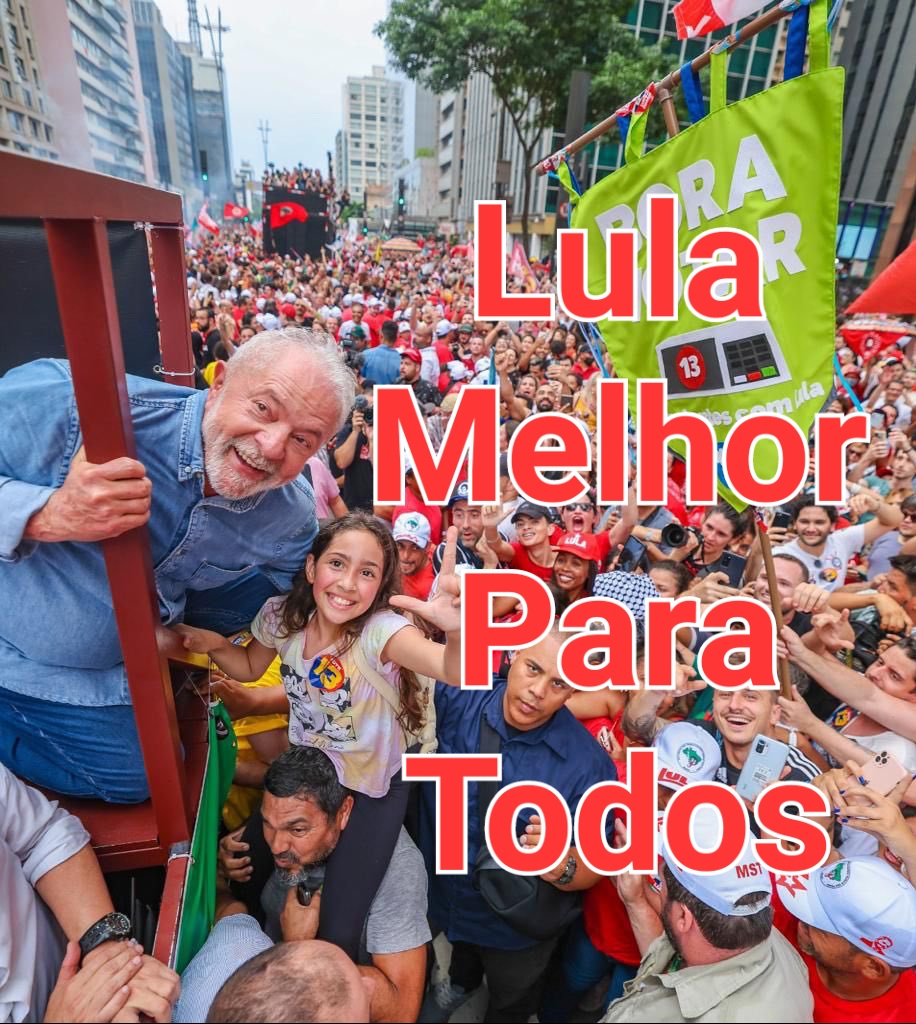 #LulaBrasilEmFoco 
#LulaMelhorParaTodos
#MML