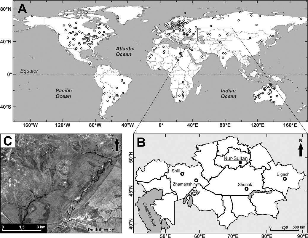 Flooding in Russia and #Kazakhstan. Read more about the region, GSA Special Paper chapter, 'Shock metamorphism in samples from the Shili impact structure (Kazakhstan) and discussion of its size and age' by Ferrière et al., doi.org/10.1130/2021.2… #Flood #GeoScience #GSAPubs