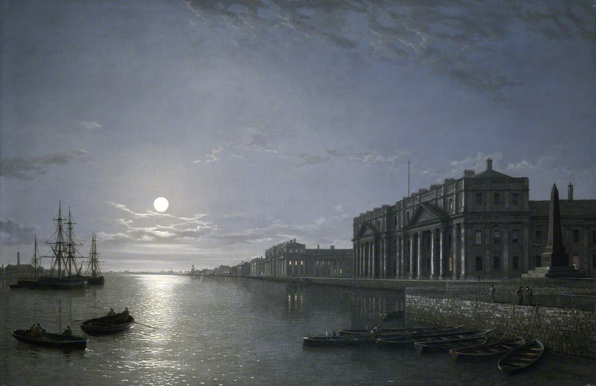 The Thames and Greenwich Hospital by Moonlight
Henry Pether
c1854-60