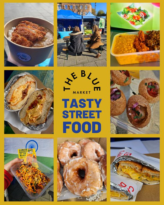 Something tasty is happening in @thebluemarket Taste African, Indian, Japanese, Caribbean and Ethiopian cuisines from Tuesday to Saturday. Check who's trading on our website or just pop in and give it a go! thebluemarket.co.uk/traders Support #Bermondsey's local market!