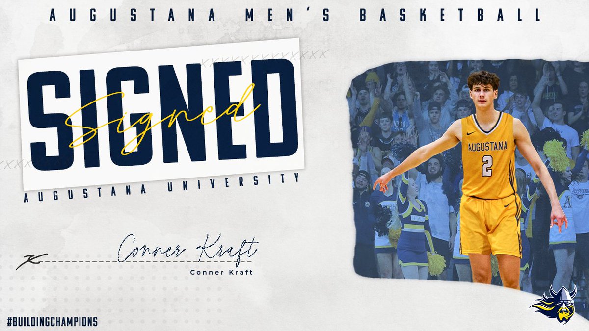 Augustana University Men's Basketball (@augiembb) on Twitter photo It's Official 🖊️
Welcome to the <a href="/GoAugie/">Augustana Vikings</a> family, <a href="/connerkraft1/">Conner Kraft</a> ⚔️
Full Class ➡️ bit.ly/44eSwii
#BuildingChampions It's Official 🖊️
Welcome to the <a href="/GoAugie/">Augustana Vikings</a> family, <a href="/connerkraft1/">Conner Kraft</a> ⚔️
Full Class ➡️ bit.ly/44eSwii
#BuildingChampions