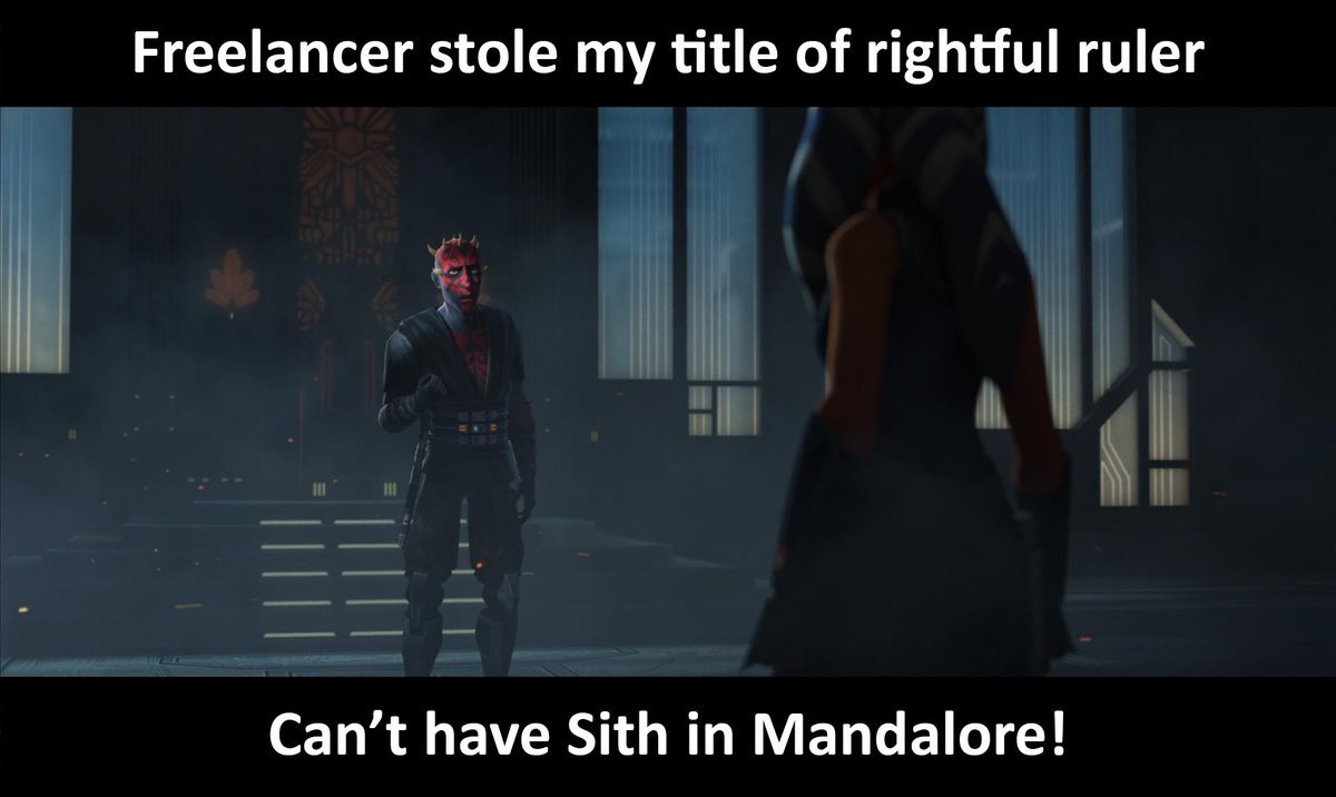 Can't have shi... uhm, Sith on Mandalore! redd.it/1cc611t