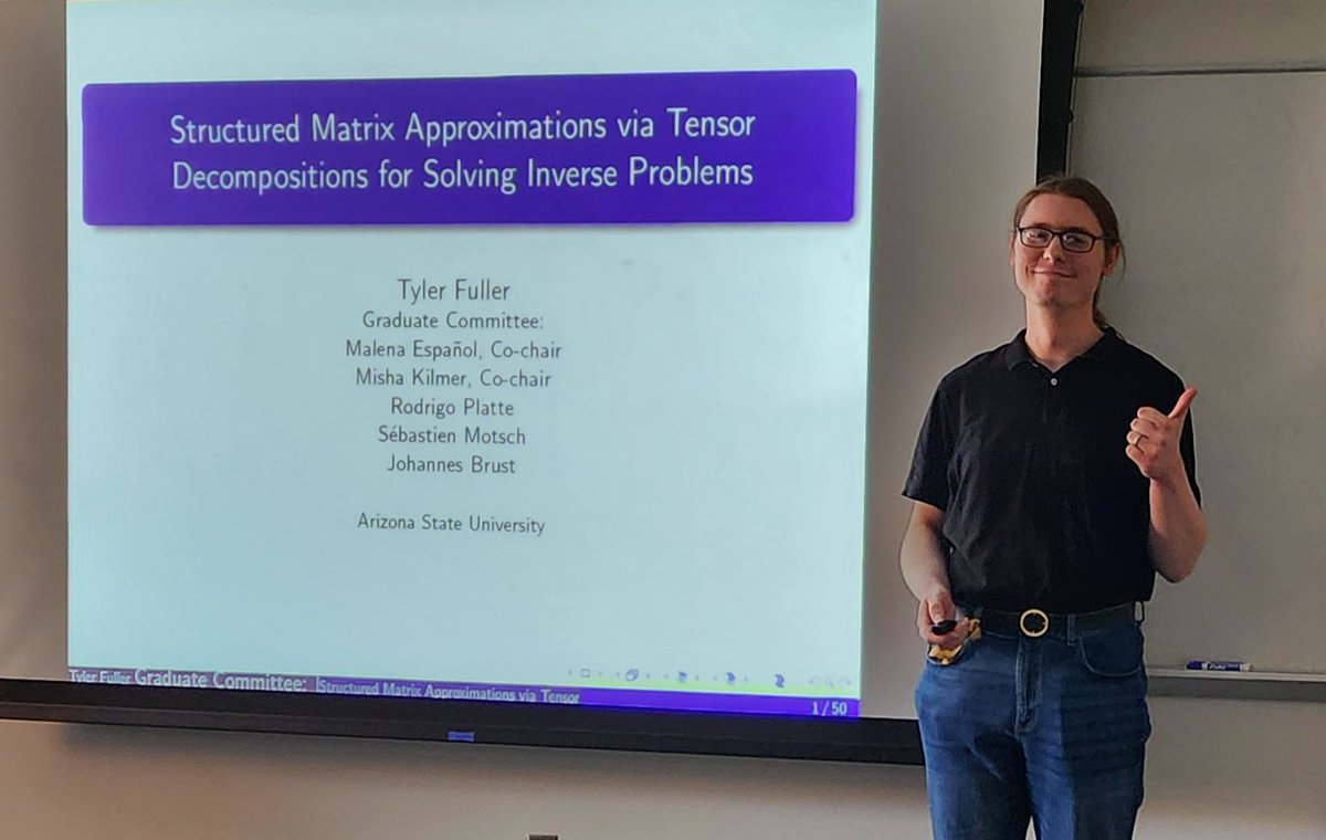 Congrats to Tyler Fuller for defending his prospectus successfully! Tyler is now a PhD candidate!!! 🥳🥳🥳 @ASUMathematics