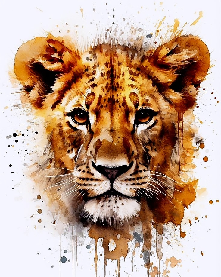 ElseedUg's tweet image. A young Leo can teach a lot to adults—innocence, positivity, curiosity, excitement, and trust X.
Acrylics &amp;amp; water color painting on canvas 
 Size: 63×45cm
#cheetah #wildanimals #littleones #Elseedart #endangeredspecies #love #artwork