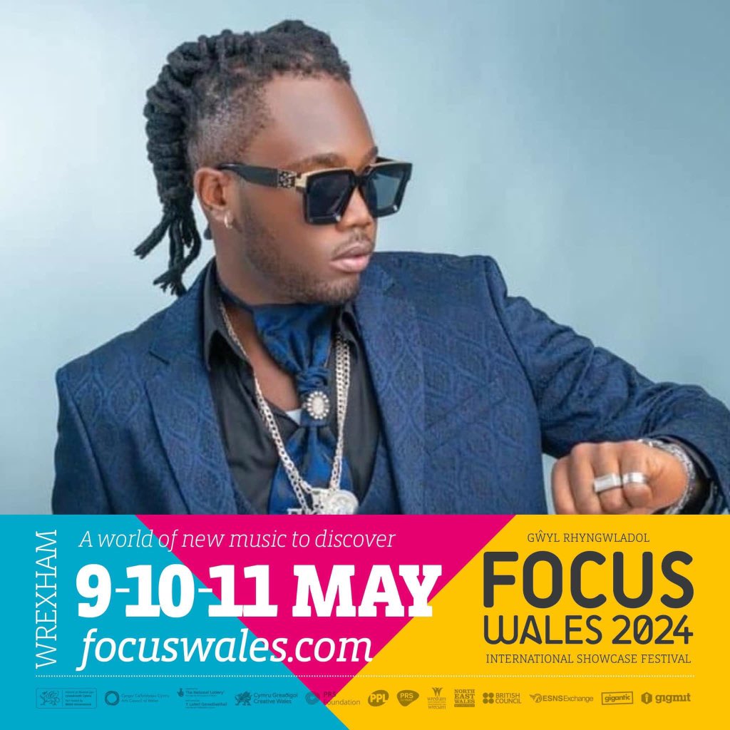 Focus on the bigger picture 🔥🔥🔥 9-11th May inna Wrexham ,Wales is the biggest international multi-venue showcase music and arts festival 🏴󠁧󠁢󠁷󠁬󠁳󠁿 Representing Ghana inna style 🇬🇭 focuswales.com #FOCUSWales2024 #HeightzUp🔥🦅🌬️