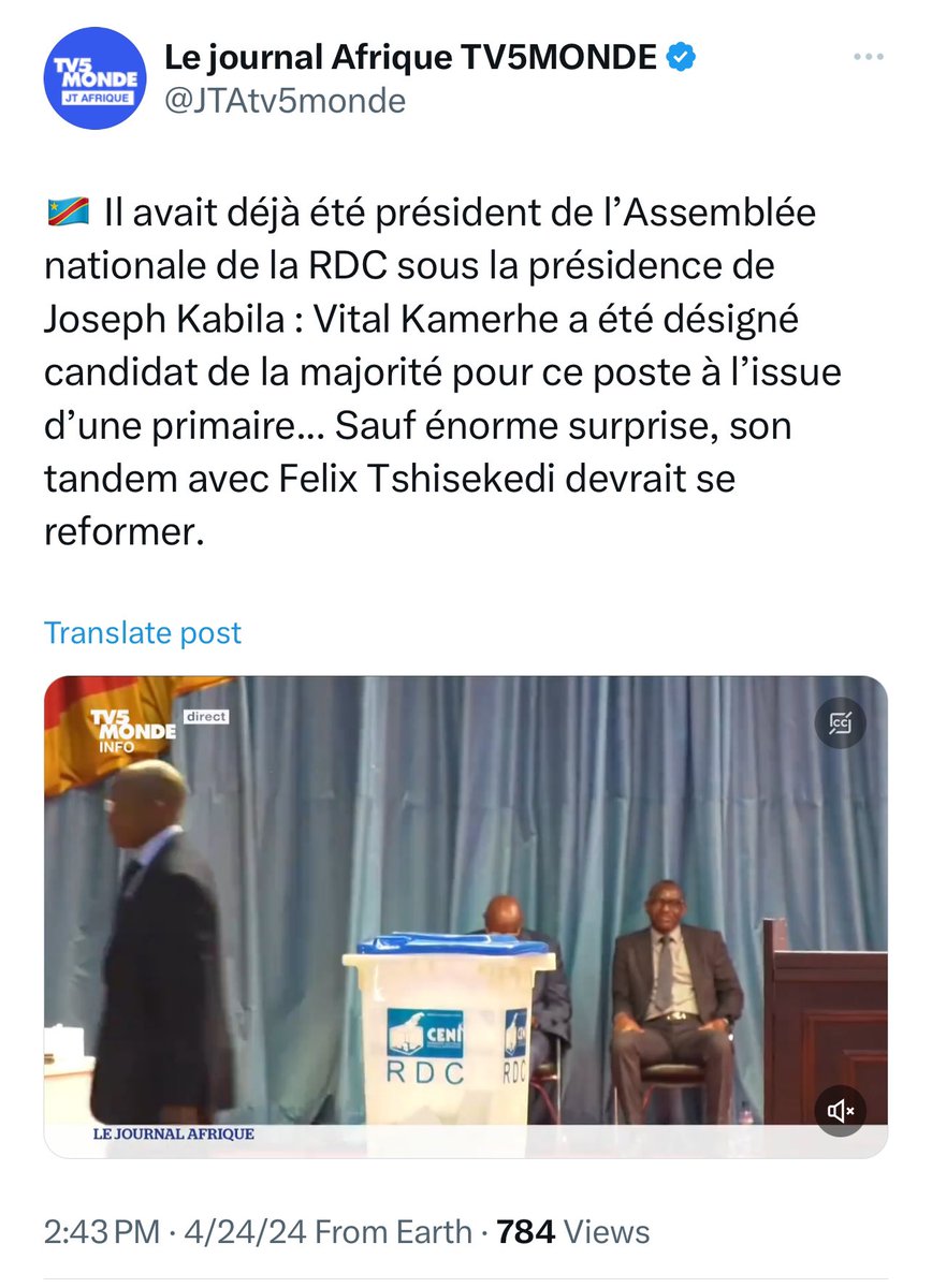 𝐏𝐫𝐢𝐦𝐚𝐢𝐫𝐞𝐬 𝐜𝐨𝐧𝐭𝐫𝐨𝐯𝐞𝐫𝐬𝐞́𝐞𝐬 :𝐕𝐢𝐨𝐥𝐚𝐭𝐢𝐨𝐧 𝐞𝐭 𝐝𝐞́𝐬𝐚𝐜𝐫𝐚𝐥𝐢𝐬𝐚𝐭𝐢𝐨𝐧 𝐢𝐧𝐬𝐭𝐢𝐭𝐮𝐭𝐢𝐨𝐧𝐧𝐞𝐥𝐥𝐞 Selon les caciques du pouvoir comme @SORAZIZ, les primaires de l'Union Sacrée, ayant élu Vital Kamehe comme candidat, se seraient déroulées…