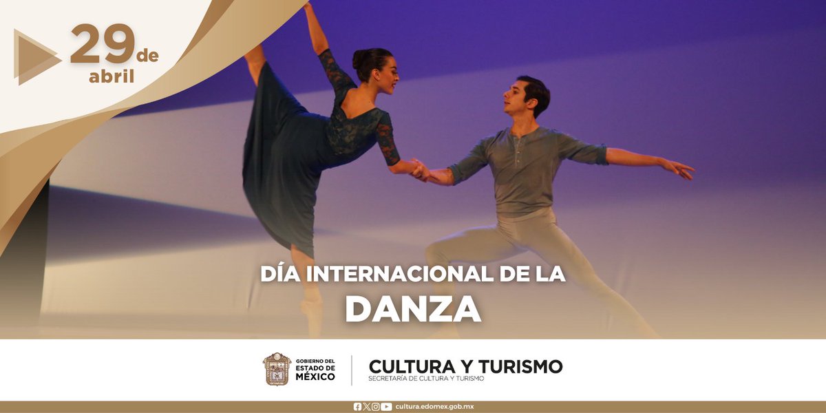 🩰 29 de abril, #DíaInternacionalDeLaDanza, en homenaje al nacimiento de Jean-Georges Noverre, bailarín y Maestro considerado el creador del ballet moderno, que se conmemora en todos los países del mundo con espectáculos especialmente dedicados a la danza.