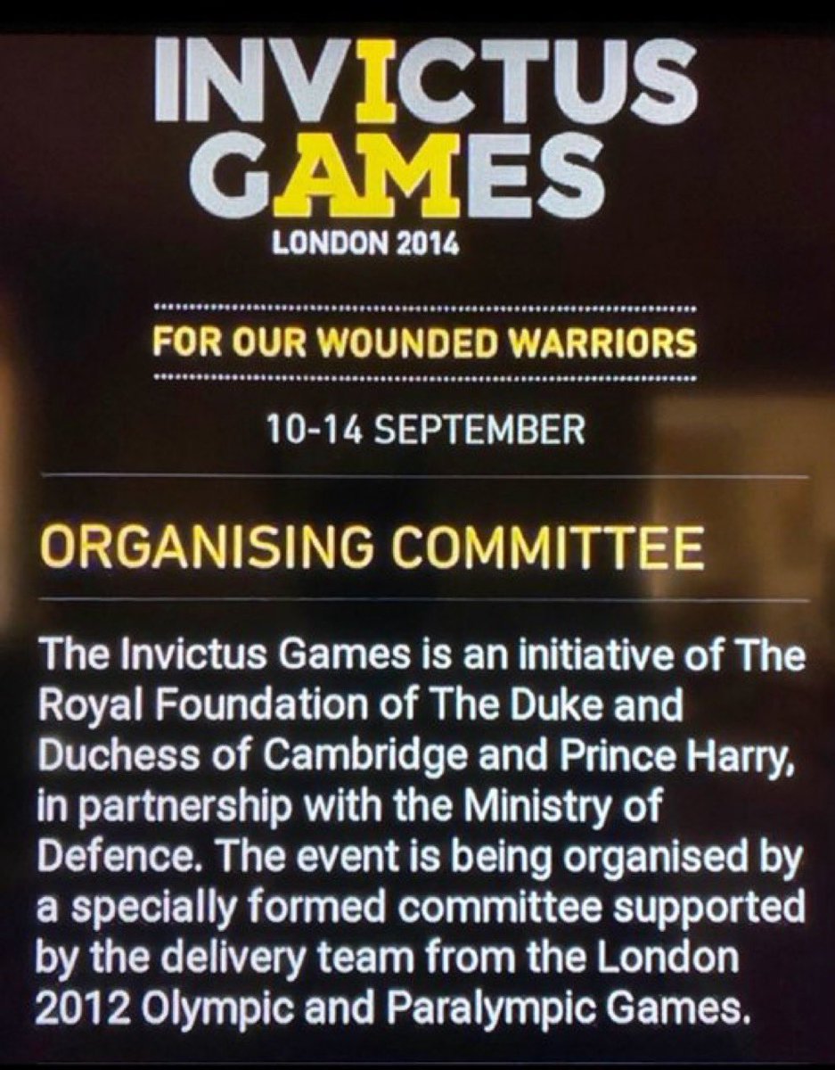 Harry not turning up for #InvictusGames because of security fears?! That'll be right - he wasn't called #BunkerHarry for being brave was he?
I'm sick of them saying he was 'sole founder' No he was equally involved with William & Catherine! 
Give Invictus Games to #MikeTindall