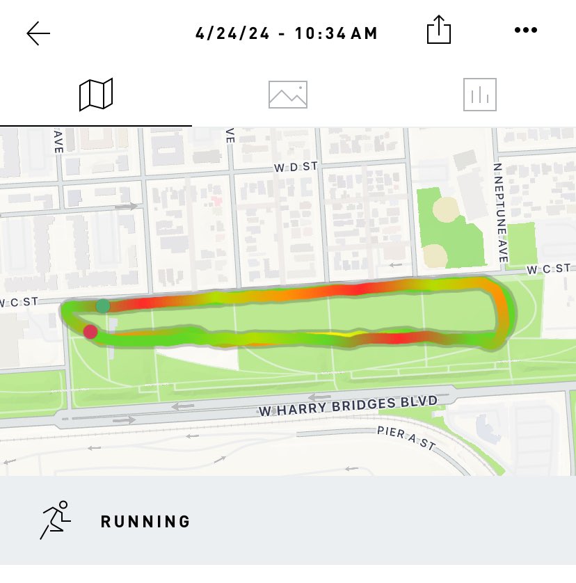 CaseyK310's tweet photo. Beginning interval training to work my way up to running a 5k. Going to ease into it due to my weight and age but my goal is to run a 5k in about 15 weeks. #running  #Determination #commitment  #roadto5k https://t.co/VJXSOxt4Dm