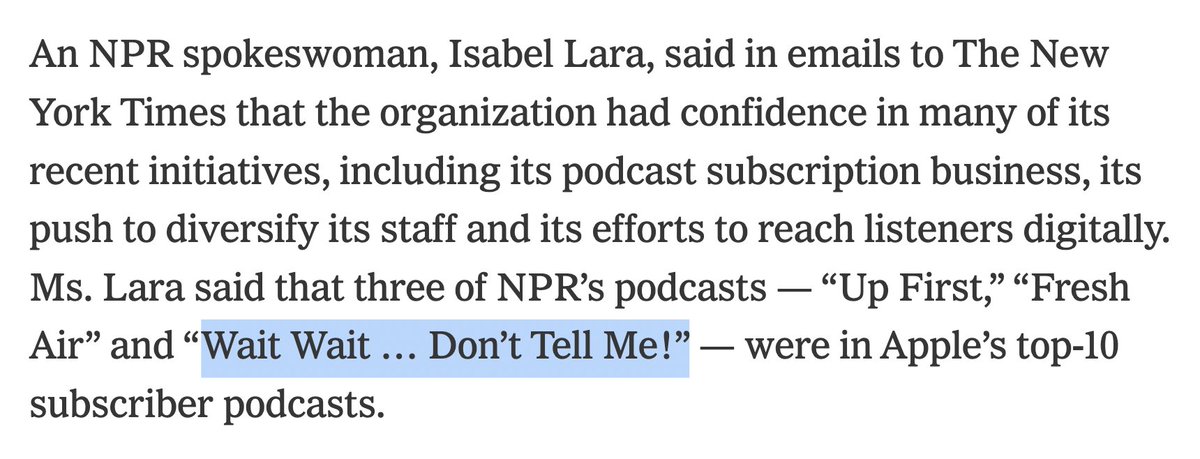 NPR to @jaycaspiankang: drop dead nytimes.com/2024/04/24/bus…