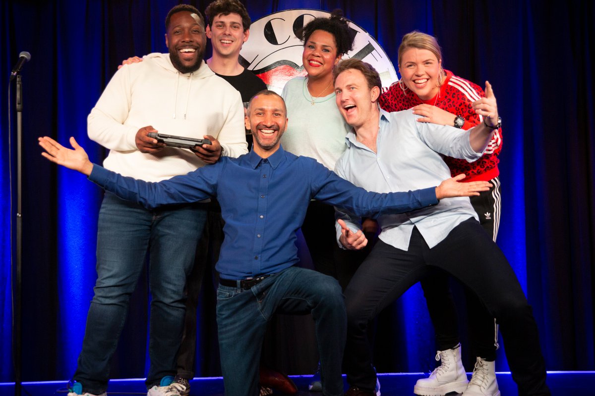 Stand Up for GamesAid raised over £9000, thanks to this hilarious bunch of funny people who were a total delight on and off stage the whole night! Thank you to our sponsors @ThisIsBastion, @Wizards, and @SuperRareGames in helping us raise so much for @GamesAid at @comedystoreuk!