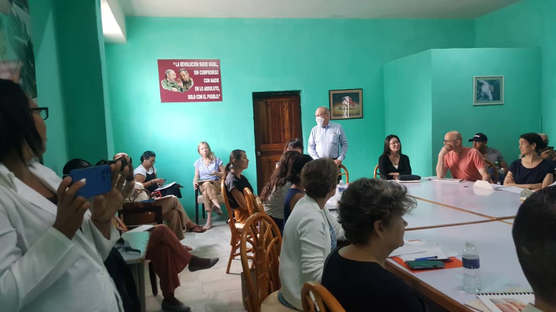 Se recibió en la mañana de hoy en el CEGER  al Programa ENSAP- MEDICC, grupo de especialistas en Geriatría de Instituciones académicas y médicos de Estados Unidos con un total de 25 personas entre ellos 19 norteamericanos y 6 profesores ENSAP.#Salud_Colon <a href="/DPSMtzas/">Dirección General Salud Matanzas</a>