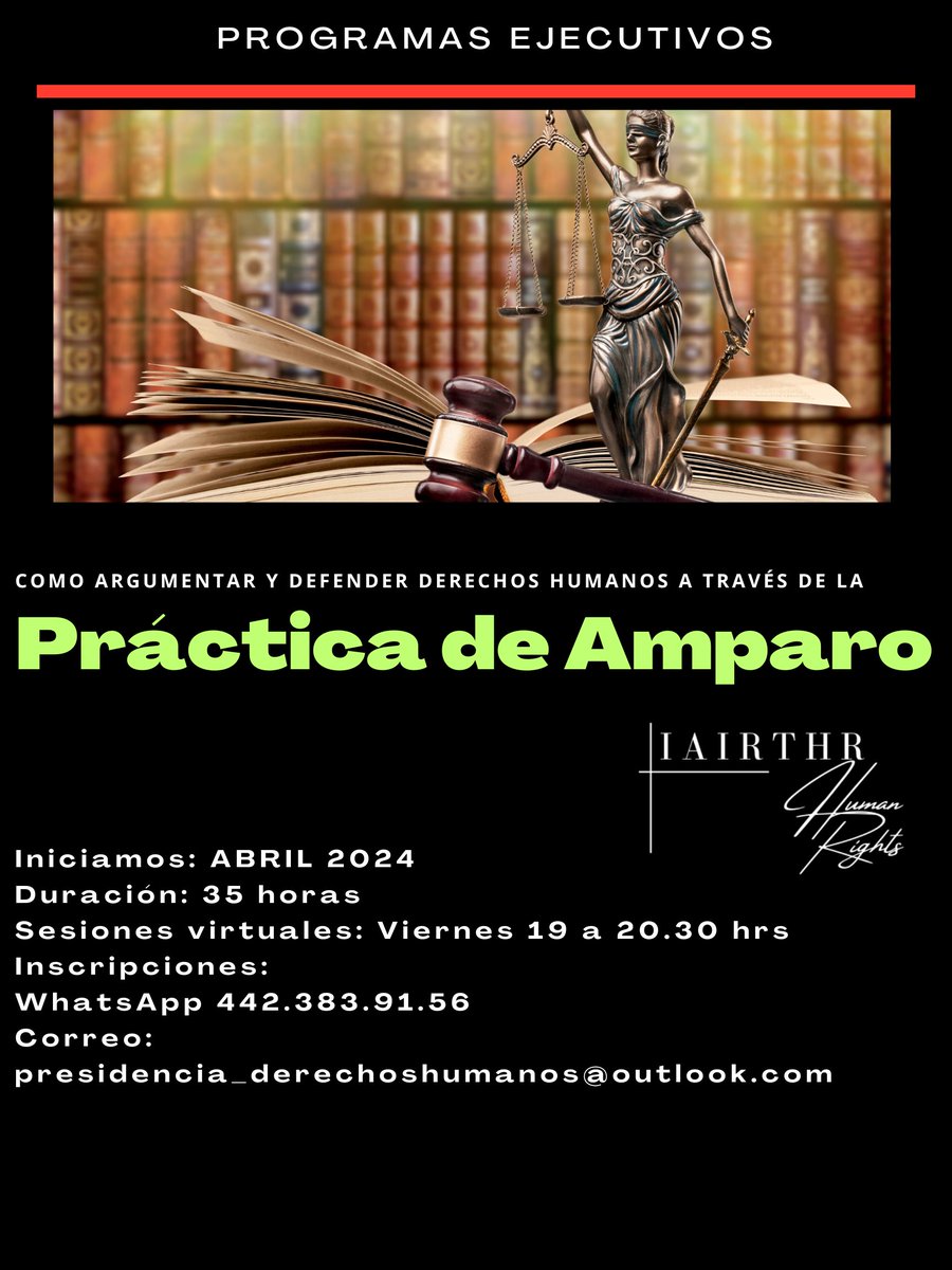 ArellanoRabiela's tweet photo. PROGRAMAS EJECUTIVOS #IAIRTHR #IIIDDH #SergioArellanoRabiela #DerechosHumanos https://t.co/cpAPTqcuJz