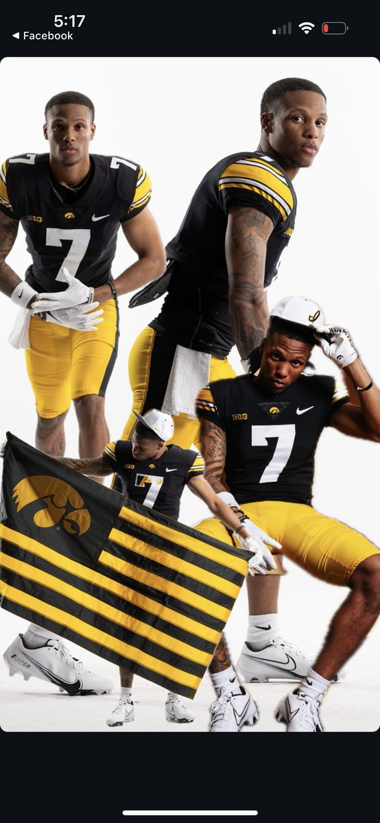 Missouri State transfer wide receiver Raylen Sharpe shared photos from his visit to #Iowa today on his Instagram story. Profile: n.rivals.com/content/athlet…