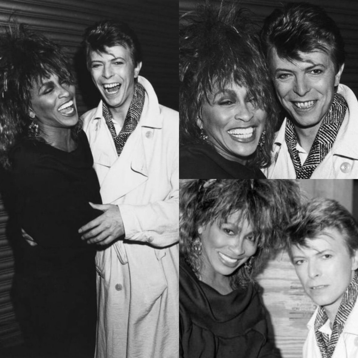 David Bowie and Tina Turner London 1985 (Photos by Dave Hogan)