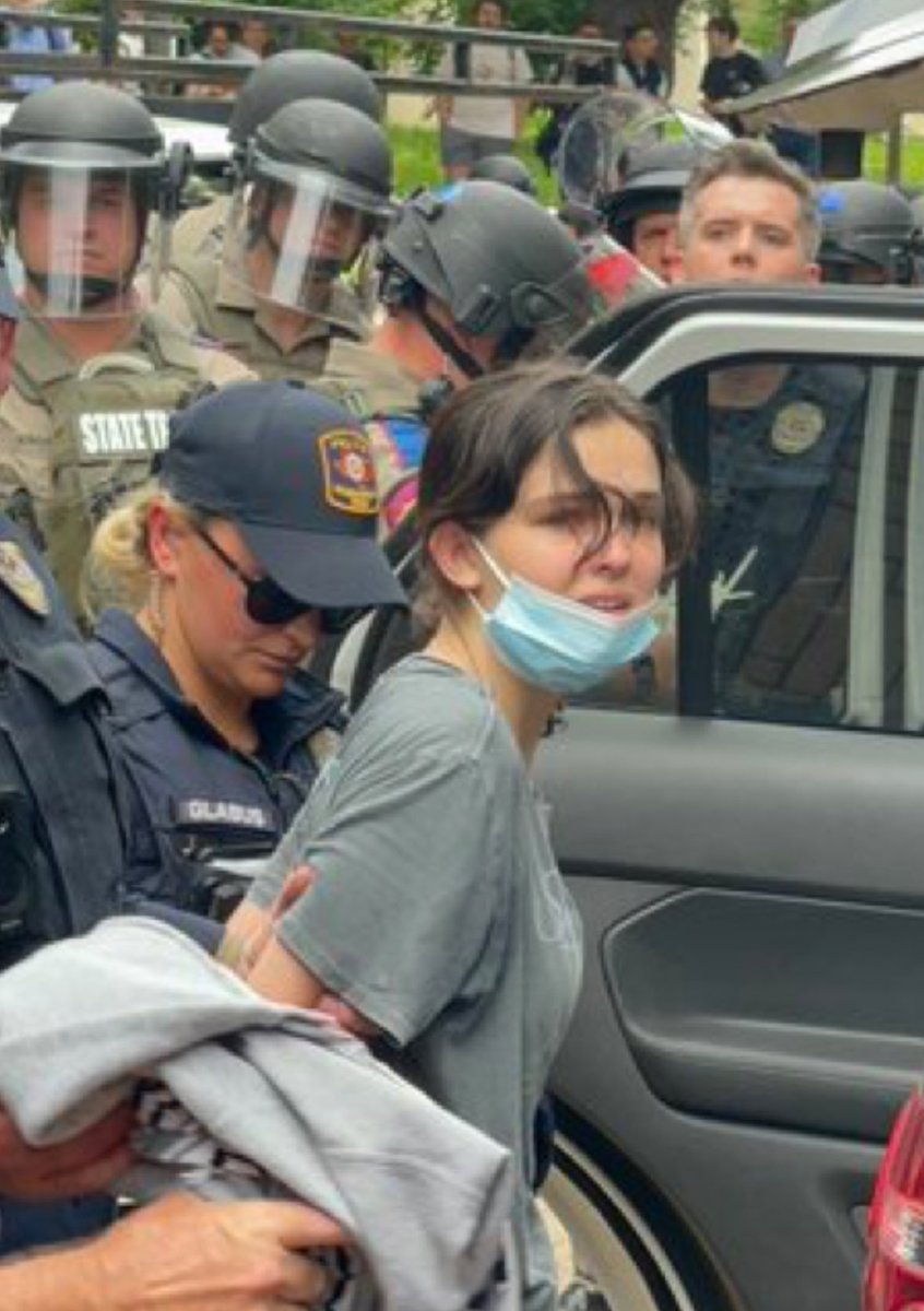 PRO PALESTINIAN PROTESTORS ARE BEING ARRESTED FOR NO REASON!

AMERICA IS A DICTATORSHIP!