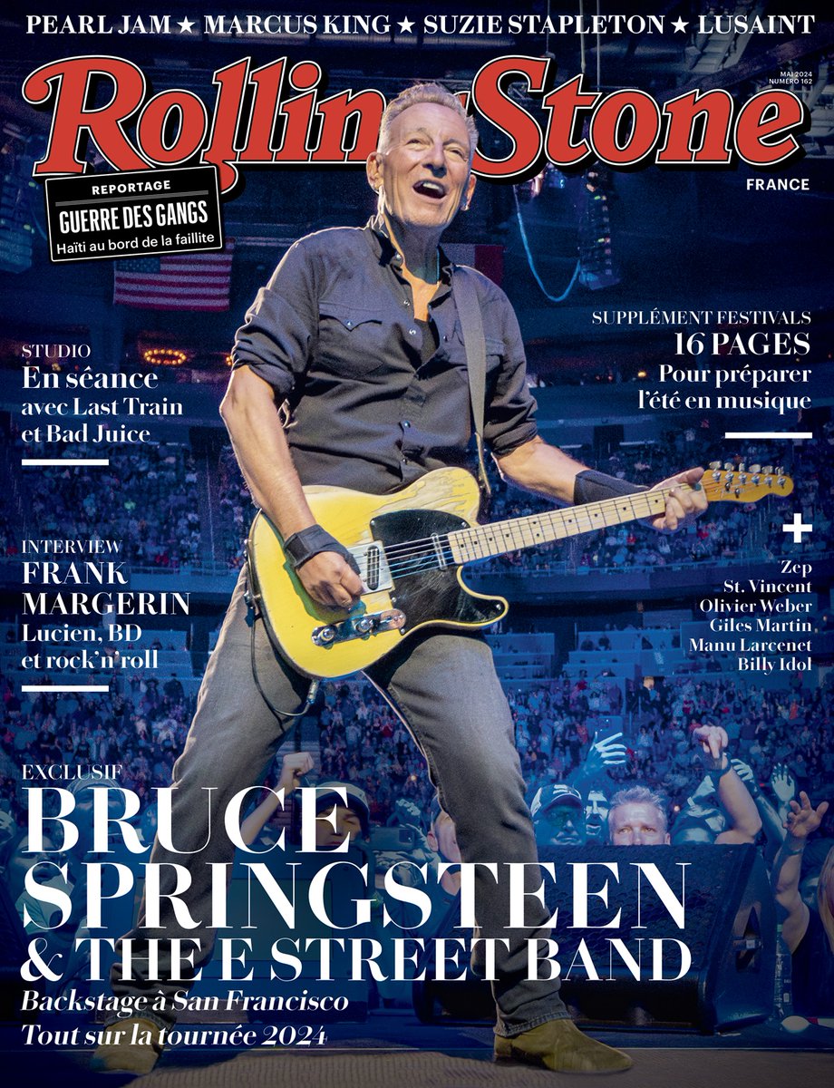 📖 Notre numéro 162, avec Bruce @springsteen en couverture ainsi qu'un guide des festivals de l'été, est disponible : boutique.rollingstone.fr/common/product… 👉 Toutes les infos : rollingstone.fr/bruce-springst… #rollingstone #rollingstonemagazine #brucespringsteen