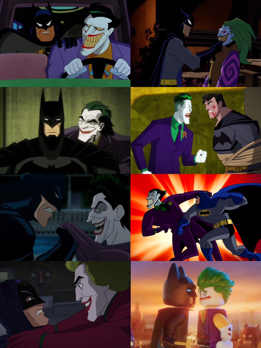 Batman & Joker in animation