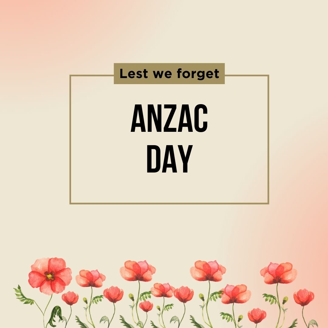 🌹 Lest we forget. Today, we commemorate and pay tribute to the many Australians who have served in war and conflict. We remember their bravery and sacrifice, and take this opportunity to honour, thank and renew our connections with those who have served. #anzacday