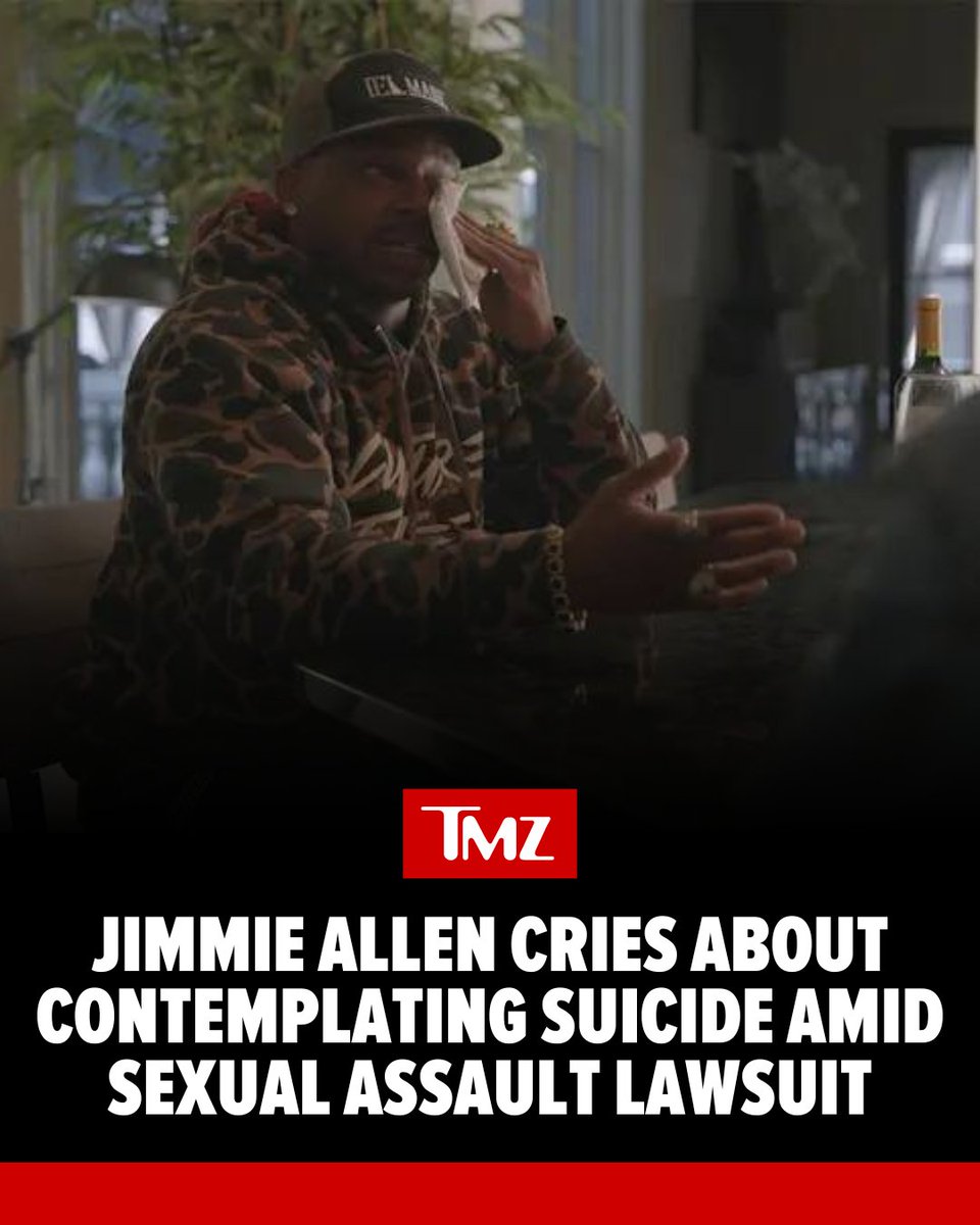 #JimmieAllen is breaking down in tears, thinking about the day he contemplated suicide after he was accused of sexual assault.

See more 👉 tmz.me/YKYq6oY