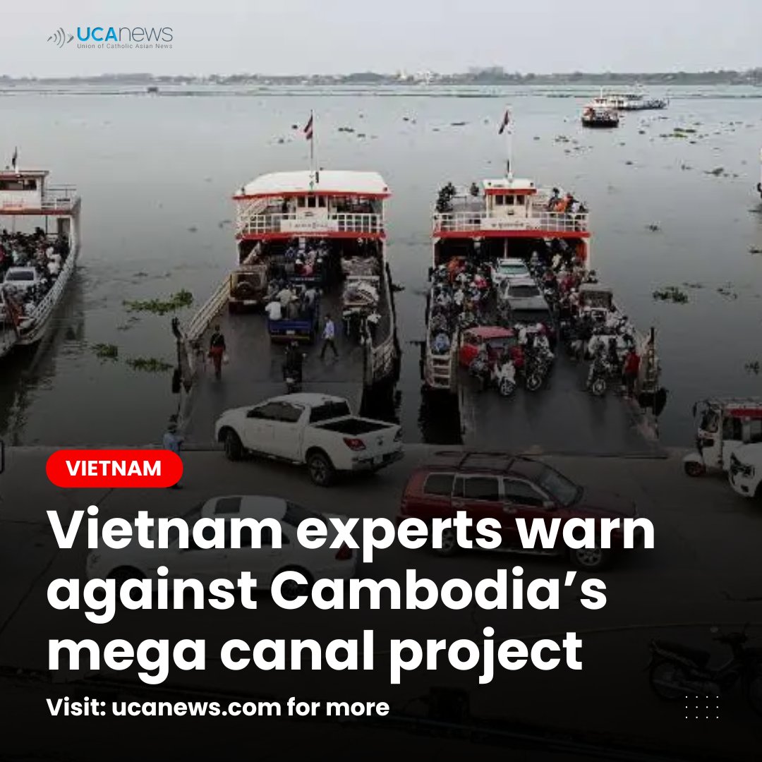 bit.ly/3JzvAB6 Environment experts in #Vietnam have warned against the negative impacts of a large-scale canal infrastructure project being built by neighboring Cambodia in the #MekongRiver.