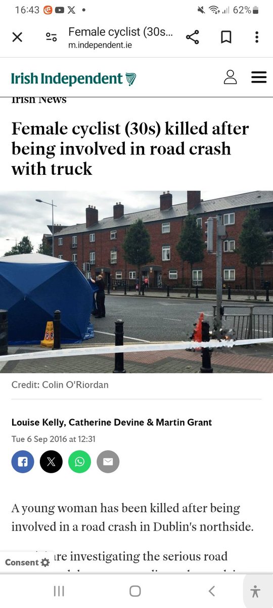 Came across this today. At that point I had no idea anything had happened, let alone that that weird looking tent hid my sisters lifeless body. This happens a family far too many days of the month now sadly in various road crashes. #CrashedLives #DonnaFox #RoadSafety