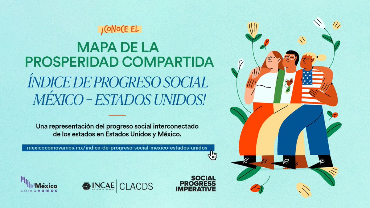 @socprogressmx @clacds_incae 🟣Una estrategia colaborativa entre México y EU fomenta una región más próspera y competitiva y también mejora la calidad de vida de sus ciudadanos. 💥Conoce el 'Mapa de la prosperidad compartida Índice de Progreso Social México–Estados Unidos' ➡️bit.ly/44cqaW2