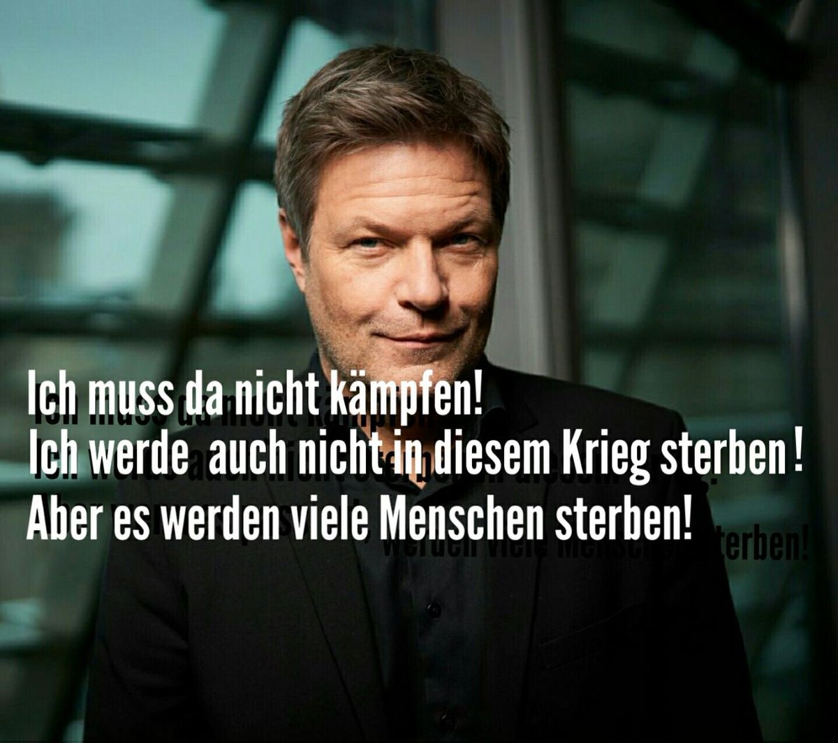 Also dann möchte ich Sie lieber Onkel Habeck @BMWK fragen ob Sie 1 #Vollidiot sind, oder nur d ideologischen Müll erzählen, welche d Partei vorgibt? Anderer Gedanke Als #KinderBuchautor kann man hochintelligent sein oder auch zum scheißen zu blöd. 🕊️