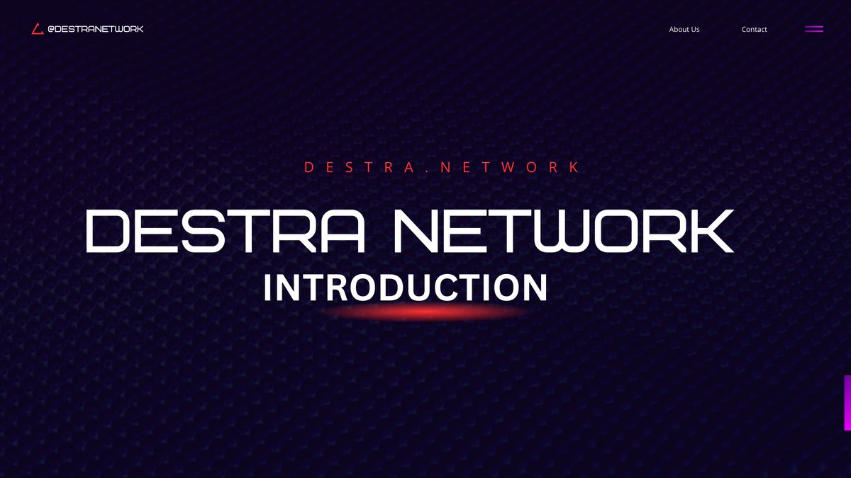 🟥 WHAT IS THE DESTRA NETWORK 
Destra Network is a decentralised platform that aims to address the challenges of centralised control in the Web3 space. They believe in a fully decentralised internet. 
 
The project aims to minimise reliance on centralised entities like ICANN
