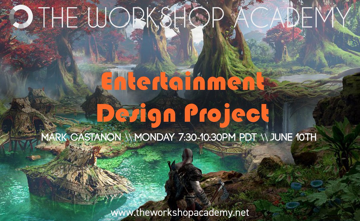 Check out Mark Castanon’s Entertainment Design Project class if you want Mark’s guidance on a project based class that touches on world building of character, environment, and prop design! theworkshopacademy.net