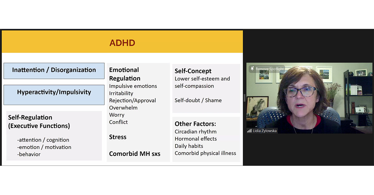 'ADHD is a neurodevelopmental and often lifetime condition. We have seen an increase in diagnoses in adults, especially women,' Dr. Lydia Zylowska shares at #MiniMedicalSchool

#ADHD | @UMN_Psychiatry | @umnmedschool