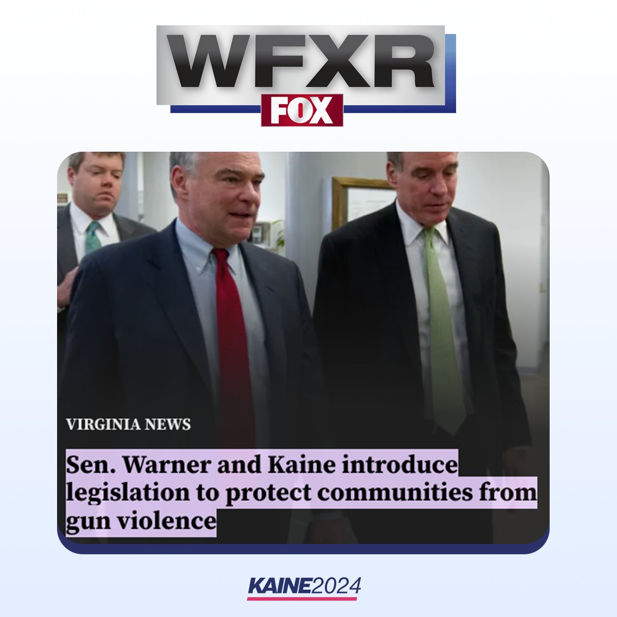 Under @JoeBiden’s leadership, we passed historic gun safety legislation—but there’s more we must do to keep people safe. My legislation would build on Virginia’s gun safety laws at the federal level. Let’s get this passed. wfxrtv.com/news/regional-…