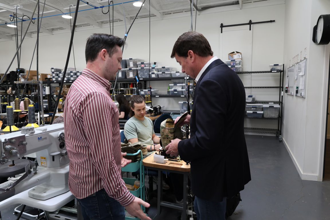 Relyant Solutions, a family owned business, produces tactical medical and military gear and manufactures thousands of products a month. It was great to see their impressive, family-oriented operations in Centerville!