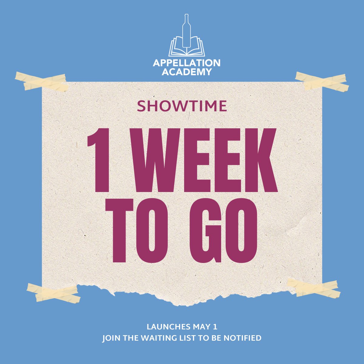 In just ONE week, we're launching Appellation Academy, designed to turn your challenges into opportunities. Dive deep into the complexities of wine appellations, enhance your marketing skills, and connect with a network of like-minded professionals. bit.ly/4aFzzHG