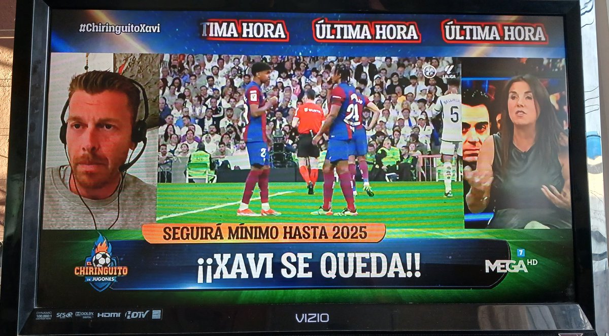 Madridistas la que vamos a liar la temporada que viene😂😂😂🍿
#XaviQuedate #ChiringuitoXavi